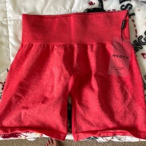 NVGTN Candy Apple Contour Seamless Shorts